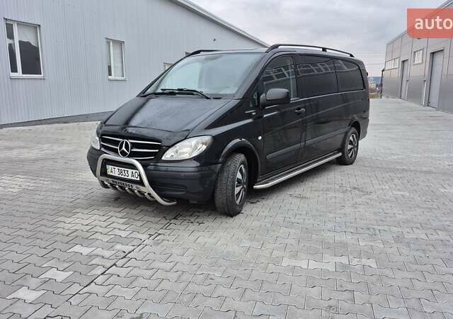 Черный Мерседес Вито, объемом двигателя 2.15 л и пробегом 205 тыс. км за 11555 $, фото 1 на Automoto.ua