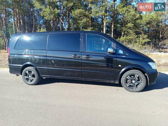 Черный Мерседес Вито, объемом двигателя 2.14 л и пробегом 350 тыс. км за 16800 $, фото 1 на Automoto.ua