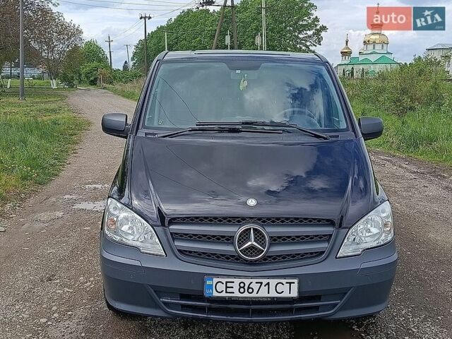 Черный Мерседес Вито, объемом двигателя 2.14 л и пробегом 375 тыс. км за 19000 $, фото 1 на Automoto.ua