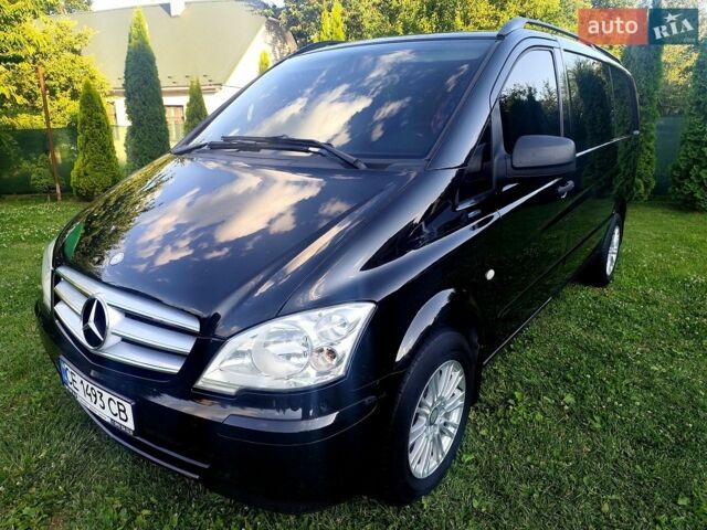 Черный Мерседес Вито, объемом двигателя 2.1 л и пробегом 222 тыс. км за 13999 $, фото 1 на Automoto.ua