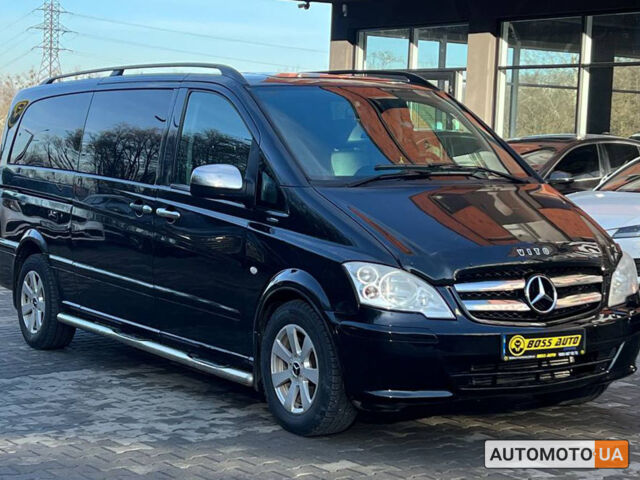 Черный Мерседес Вито, объемом двигателя 2.2 л и пробегом 326 тыс. км за 19300 $, фото 1 на Automoto.ua