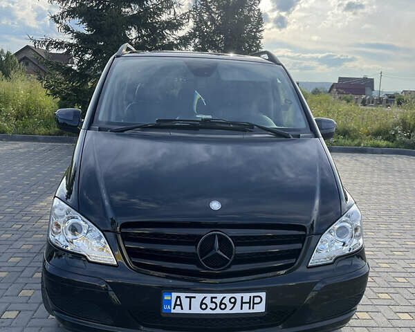 Черный Мерседес Вито, объемом двигателя 2.14 л и пробегом 173 тыс. км за 19200 $, фото 1 на Automoto.ua