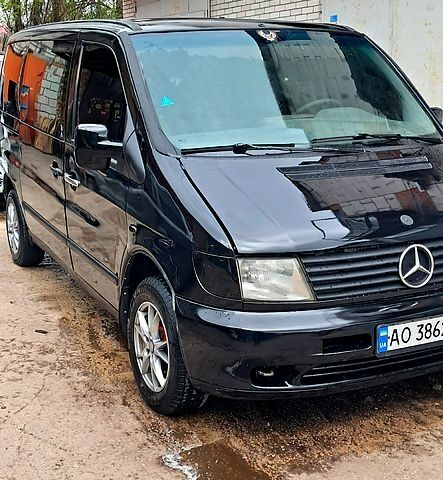 Чорний Мерседес Віто, об'ємом двигуна 2.2 л та пробігом 341 тис. км за 5400 $, фото 1 на Automoto.ua