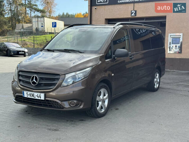 Коричневый Мерседес Вито, объемом двигателя 1.6 л и пробегом 208 тыс. км за 18900 $, фото 1 на Automoto.ua