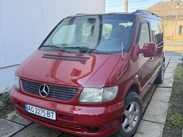 Червоний Мерседес Віто, об'ємом двигуна 2.1 л та пробігом 376 тис. км за 4800 $, фото 1 на Automoto.ua