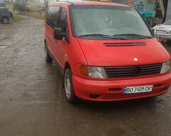 Червоний Мерседес Віто, об'ємом двигуна 2.3 л та пробігом 300 тис. км за 2900 $, фото 1 на Automoto.ua