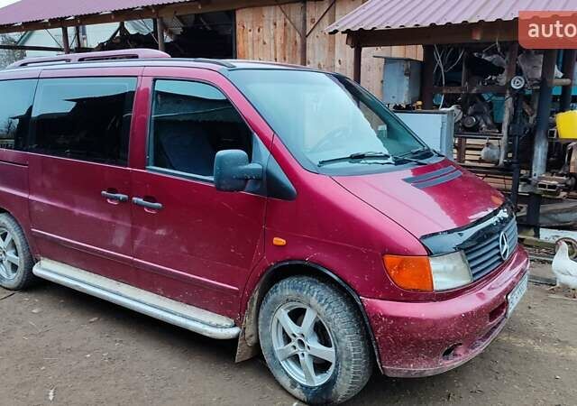 Червоний Мерседес Віто, об'ємом двигуна 2.3 л та пробігом 380 тис. км за 2500 $, фото 1 на Automoto.ua