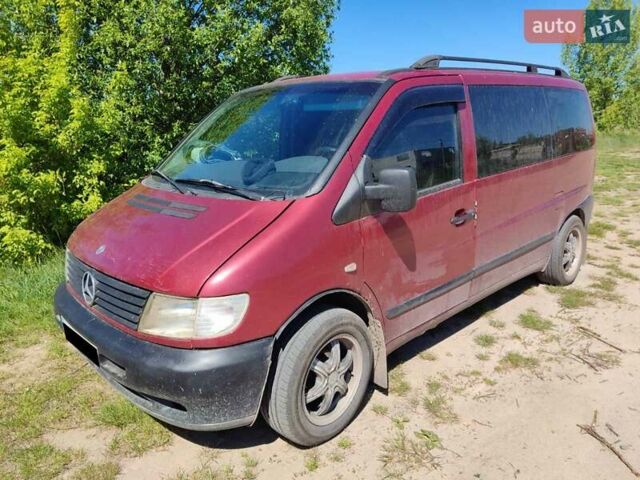 Червоний Мерседес Віто, об'ємом двигуна 2.3 л та пробігом 383 тис. км за 3999 $, фото 1 на Automoto.ua