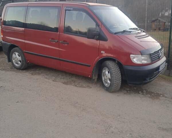 Червоний Мерседес Віто, об'ємом двигуна 2.2 л та пробігом 500 тис. км за 5100 $, фото 1 на Automoto.ua