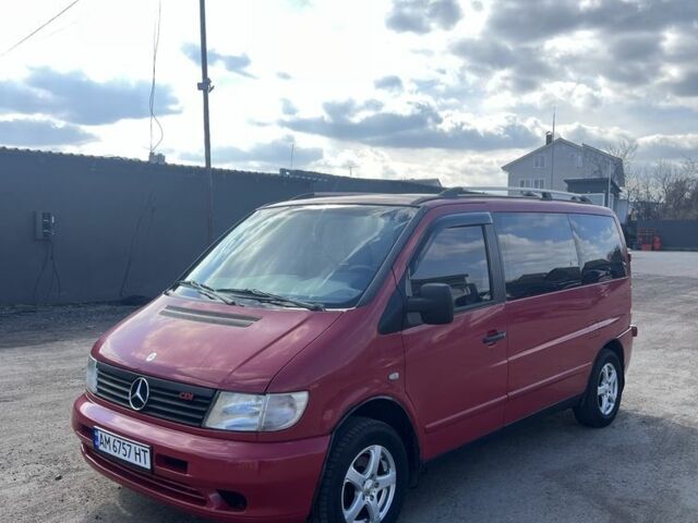 Червоний Мерседес Віто, об'ємом двигуна 2.1 л та пробігом 380 тис. км за 4300 $, фото 1 на Automoto.ua