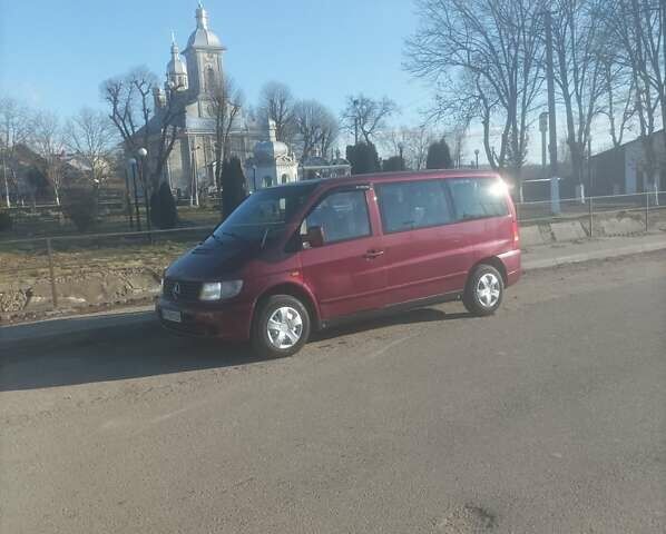 Красный Мерседес Вито, объемом двигателя 2.15 л и пробегом 550 тыс. км за 4800 $, фото 1 на Automoto.ua