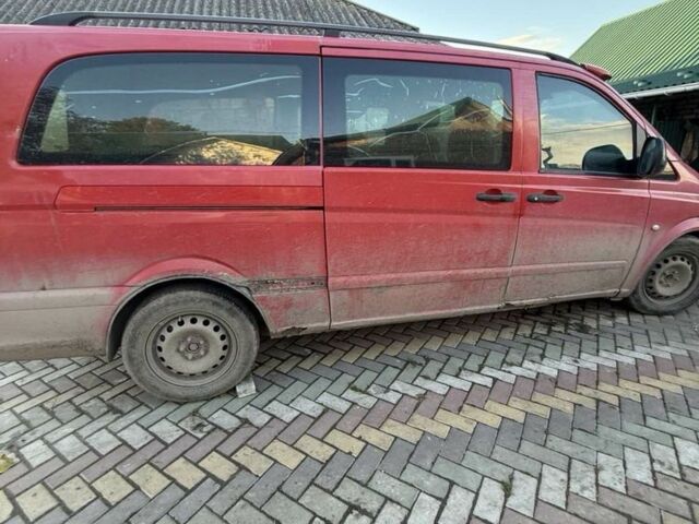 Червоний Мерседес Віто, об'ємом двигуна 2.2 л та пробігом 250 тис. км за 2600 $, фото 1 на Automoto.ua