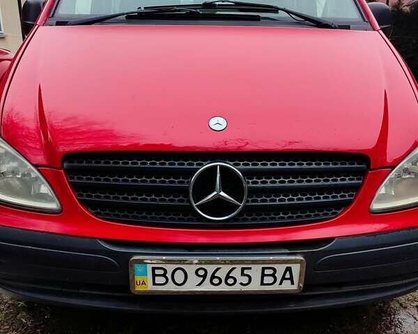 Червоний Мерседес Віто, об'ємом двигуна 2.15 л та пробігом 375 тис. км за 5450 $, фото 1 на Automoto.ua