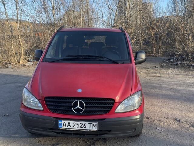 Червоний Мерседес Віто, об'ємом двигуна 2.1 л та пробігом 370 тис. км за 6000 $, фото 1 на Automoto.ua