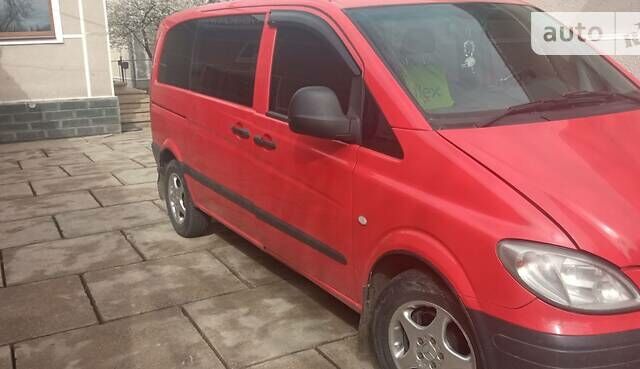 Червоний Мерседес Віто, об'ємом двигуна 2.1 л та пробігом 400 тис. км за 7000 $, фото 1 на Automoto.ua