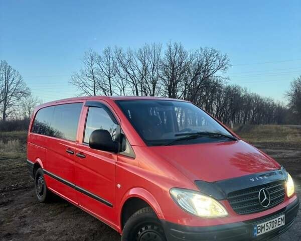 Червоний Мерседес Віто, об'ємом двигуна 2.15 л та пробігом 226 тис. км за 10000 $, фото 1 на Automoto.ua
