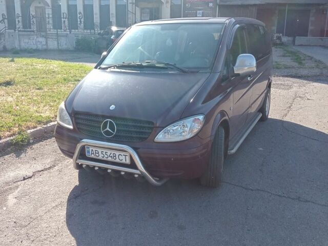 Красный Мерседес Вито, объемом двигателя 2.1 л и пробегом 343 тыс. км за 7900 $, фото 1 на Automoto.ua