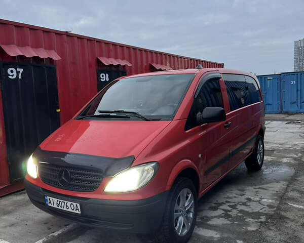 Червоний Мерседес Віто, об'ємом двигуна 2.15 л та пробігом 424 тис. км за 7200 $, фото 1 на Automoto.ua