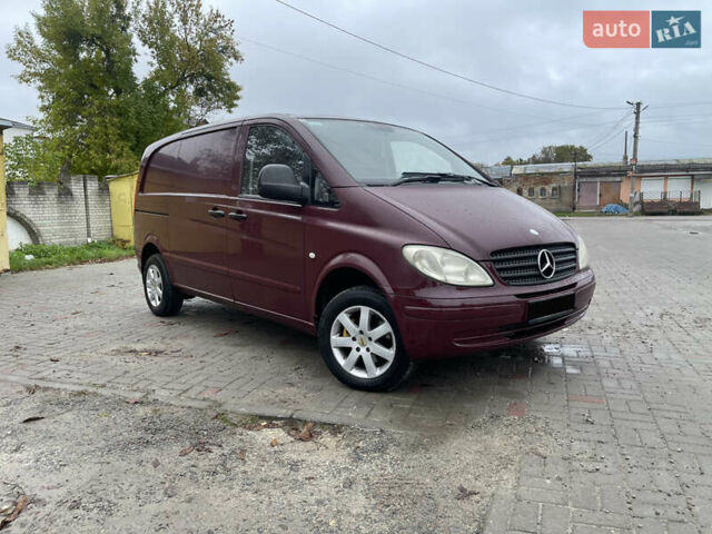 Красный Мерседес Вито, объемом двигателя 2.15 л и пробегом 4 тыс. км за 7000 $, фото 1 на Automoto.ua