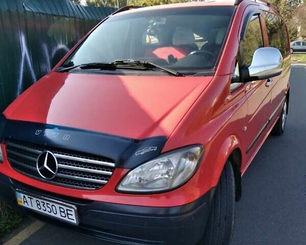 Червоний Мерседес Віто, об'ємом двигуна 2.2 л та пробігом 277 тис. км за 8300 $, фото 1 на Automoto.ua