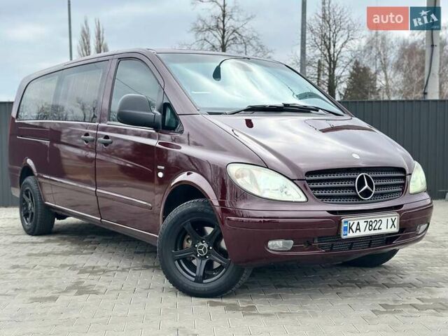 Красный Мерседес Вито, объемом двигателя 2.15 л и пробегом 690 тыс. км за 9500 $, фото 1 на Automoto.ua