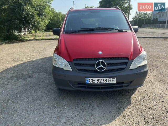 Червоний Мерседес Віто, об'ємом двигуна 2.14 л та пробігом 487 тис. км за 10300 $, фото 1 на Automoto.ua