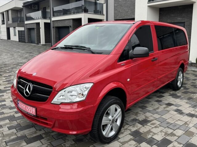 Червоний Мерседес Віто, об'ємом двигуна 2.2 л та пробігом 265 тис. км за 17500 $, фото 1 на Automoto.ua
