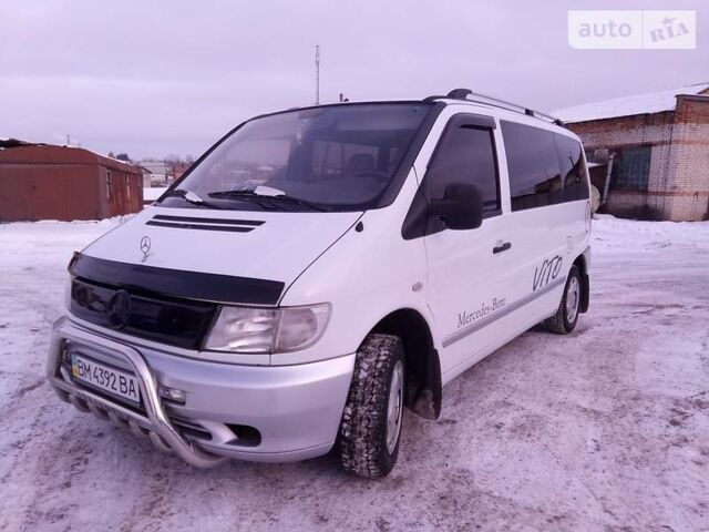 Білий Мерседес Віто пас., об'ємом двигуна 2.2 л та пробігом 237 тис. км за 7000 $, фото 1 на Automoto.ua