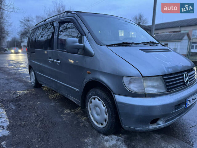 Серый Мерседес Вито, объемом двигателя 2.15 л и пробегом 483 тыс. км за 3000 $, фото 1 на Automoto.ua