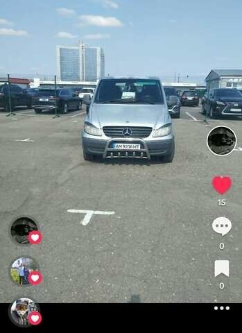 Серый Мерседес Вито, объемом двигателя 2.15 л и пробегом 400 тыс. км за 7200 $, фото 1 на Automoto.ua