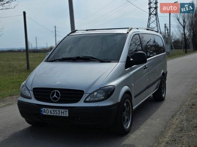 Серый Мерседес Вито, объемом двигателя 2.15 л и пробегом 333 тыс. км за 9000 $, фото 1 на Automoto.ua
