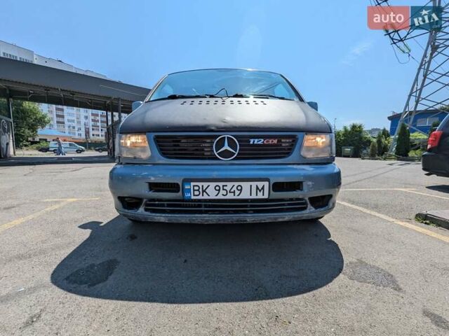 Сірий Мерседес Віто, об'ємом двигуна 2.2 л та пробігом 270 тис. км за 4200 $, фото 1 на Automoto.ua