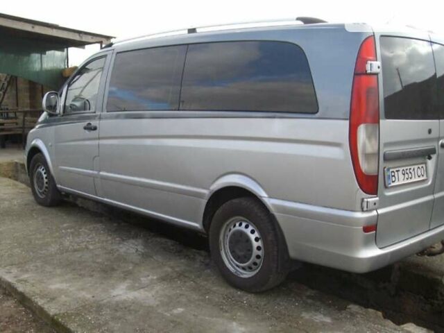 Серый Мерседес Вито, объемом двигателя 2.1 л и пробегом 495 тыс. км за 7200 $, фото 1 на Automoto.ua