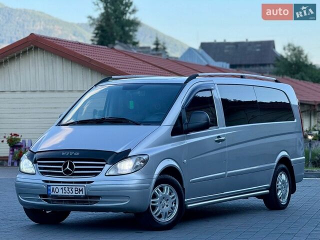 Серый Мерседес Вито, объемом двигателя 2.2 л и пробегом 384 тыс. км за 7800 $, фото 1 на Automoto.ua