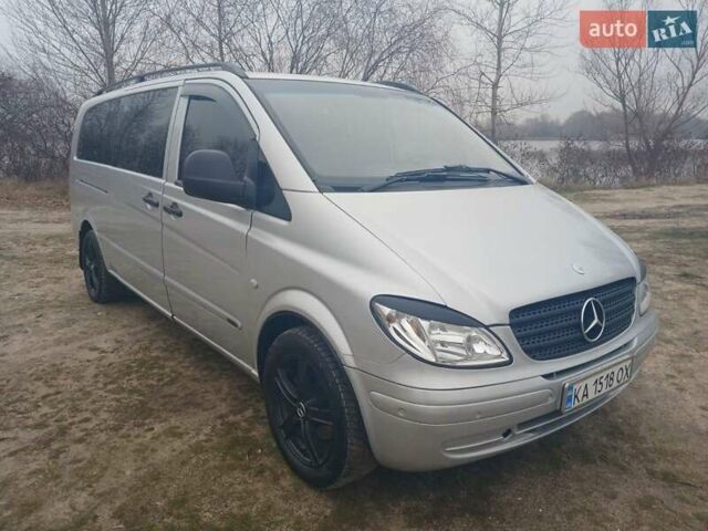 Серый Мерседес Вито, объемом двигателя 2.2 л и пробегом 180 тыс. км за 9900 $, фото 1 на Automoto.ua