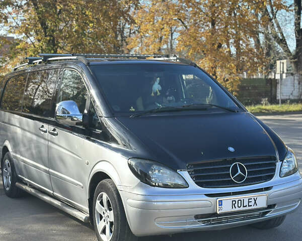 Серый Мерседес Вито, объемом двигателя 2.15 л и пробегом 600 тыс. км за 9200 $, фото 1 на Automoto.ua