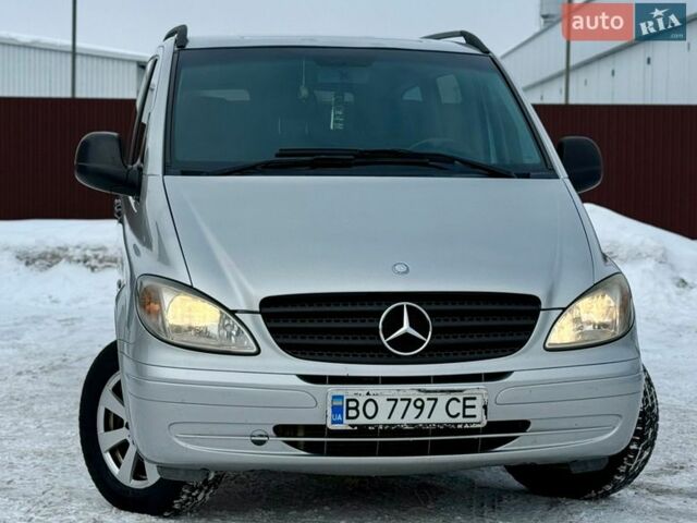 Серый Мерседес Вито, объемом двигателя 2.2 л и пробегом 295 тыс. км за 9700 $, фото 1 на Automoto.ua