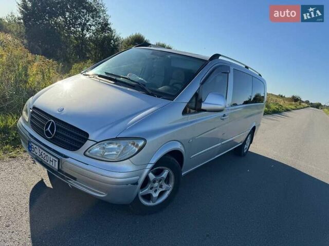Серый Мерседес Вито, объемом двигателя 2.2 л и пробегом 208 тыс. км за 9500 $, фото 1 на Automoto.ua