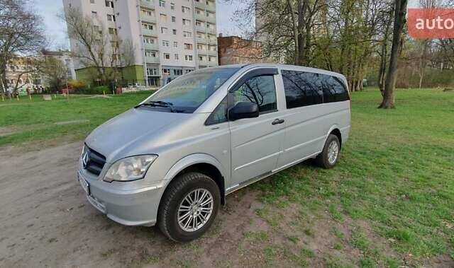 Серый Мерседес Вито, объемом двигателя 2.14 л и пробегом 286 тыс. км за 18500 $, фото 1 на Automoto.ua