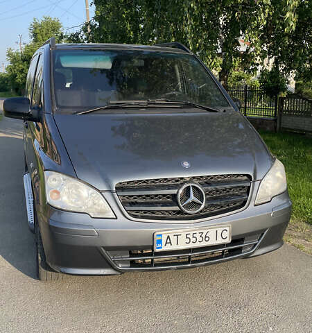 Серый Мерседес Вито, объемом двигателя 2.14 л и пробегом 292 тыс. км за 14000 $, фото 1 на Automoto.ua
