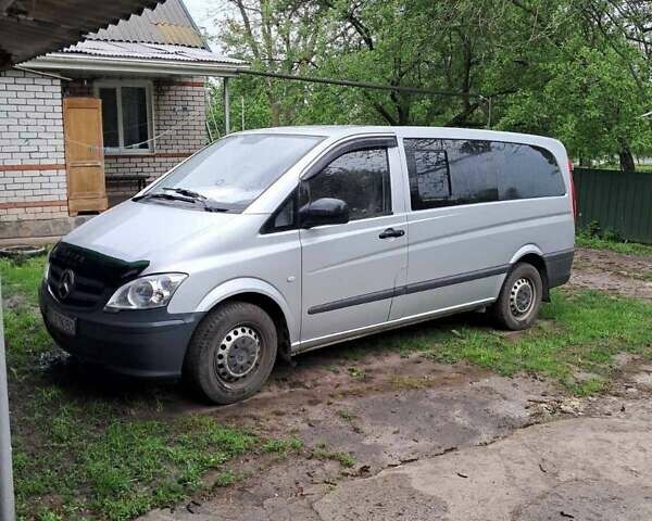 Серый Мерседес Вито, объемом двигателя 2.14 л и пробегом 295 тыс. км за 13000 $, фото 1 на Automoto.ua