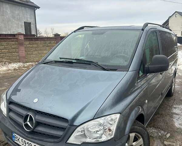 Серый Мерседес Вито, объемом двигателя 2.2 л и пробегом 337 тыс. км за 16500 $, фото 1 на Automoto.ua