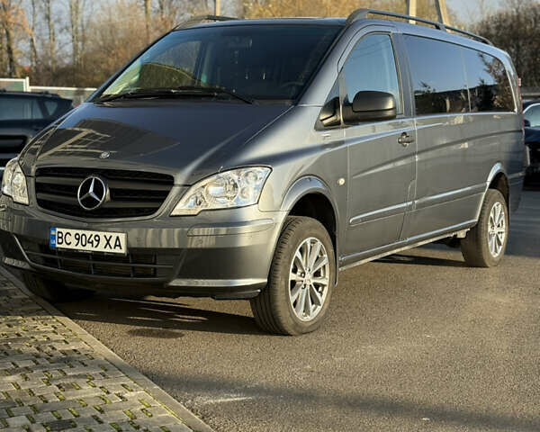 Серый Мерседес Вито, объемом двигателя 2.14 л и пробегом 263 тыс. км за 17300 $, фото 1 на Automoto.ua