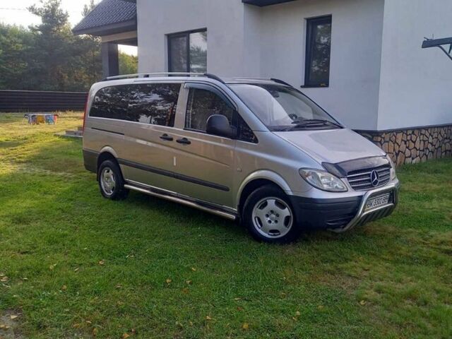Серый Мерседес Вито, объемом двигателя 2.2 л и пробегом 350 тыс. км за 7600 $, фото 1 на Automoto.ua