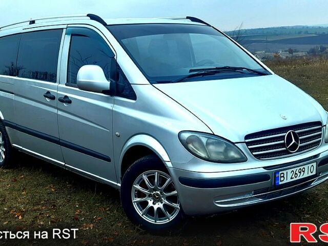 Серый Мерседес Вито, объемом двигателя 2.1 л и пробегом 250 тыс. км за 5900 $, фото 1 на Automoto.ua