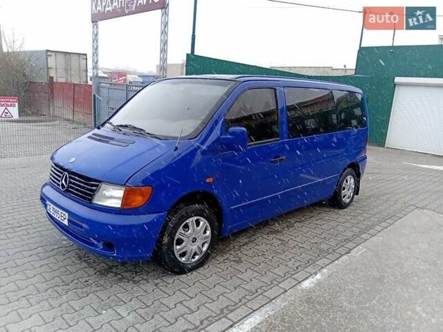 Синий Мерседес Вито, объемом двигателя 2.2 л и пробегом 465 тыс. км за 3500 $, фото 1 на Automoto.ua