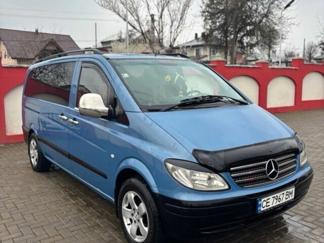 Синий Мерседес Вито, объемом двигателя 2.1 л и пробегом 450 тыс. км за 8300 $, фото 1 на Automoto.ua