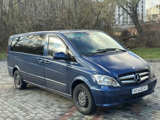 Синий Мерседес Вито, объемом двигателя 2.1 л и пробегом 400 тыс. км за 6350 $, фото 1 на Automoto.ua
