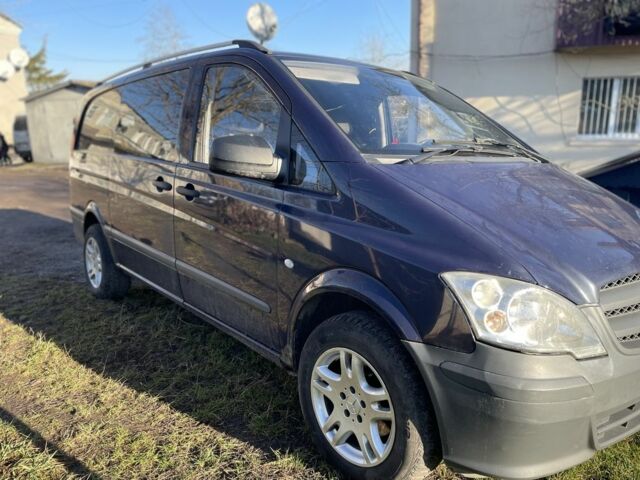 Синий Мерседес Вито, объемом двигателя 2.1 л и пробегом 350 тыс. км за 9500 $, фото 1 на Automoto.ua