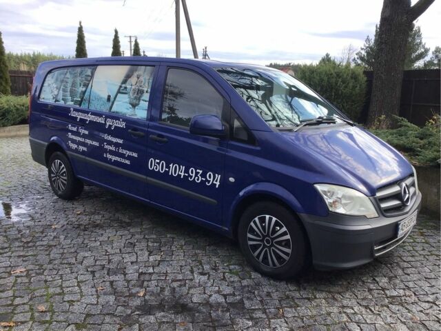 Мерседес Вито 2012 в Вышгороде на Automoto.ua Синий Мерседес Вито, объемом двигателя 2.1 л и пробегом 361 тыс. км за 10300 $, фото 1 на Automoto.ua